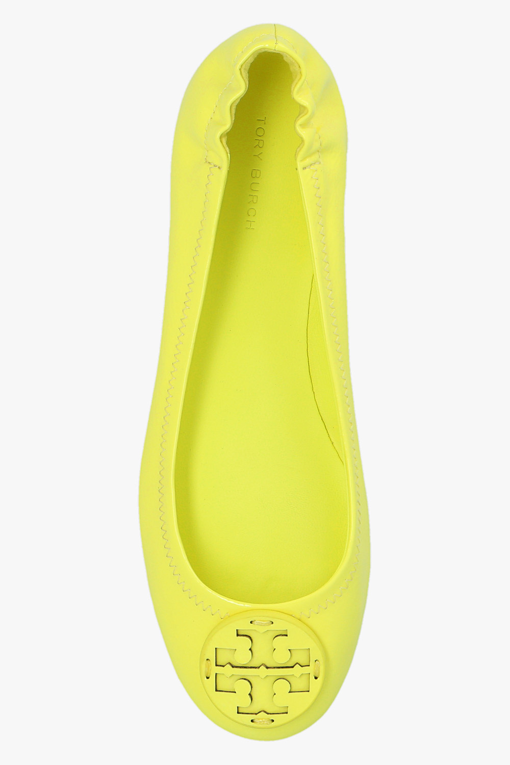 Tory burch yellow sales flats